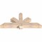 Ekena Millwork Redmond Smooth Timber Gable Bracket, Douglas Fir, 60"W x 27"H x 5 1/2"D x 5 1/2"F, 11/12 Pitch GBW060X27X0606RED00SDF - alternate 2